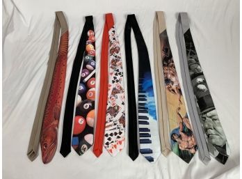 Vintage Ralph Marlin Novelty Ties