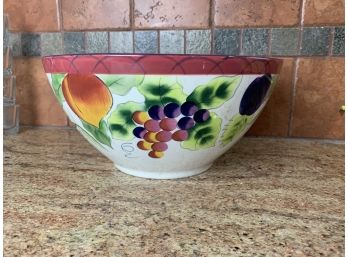 Fruit Design Serving Bowl