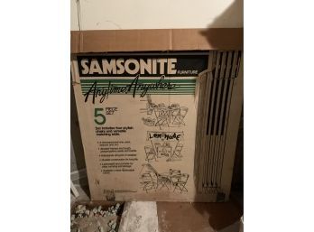 Samsonite Card Table And 4 Chairs