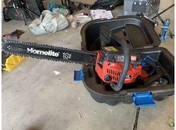 Homelite 18in Chainsaw In Carrying Case