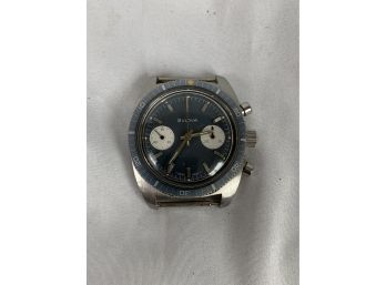 1970 Bulova Watch Deep Sea Panda 666ft Watch