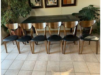 6 Coaster Fine Furniture Mid Century Style Dining Chairs