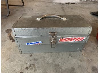 Metal Toolbox And Contents