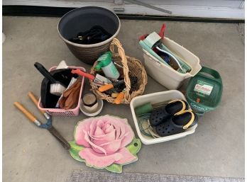 Large Assortment Of Garden Supplies