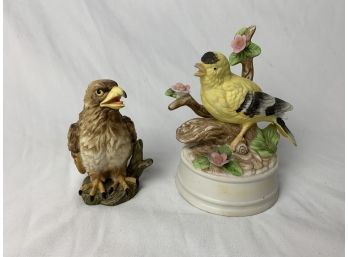 Bird Figurine And Music Box