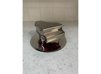 Piano Jewelry / Trinket Box With Display Mirror