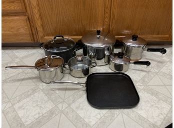 Pots And Griddle Pan