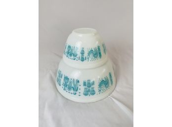 Pyrex Amish Butterprint Mixing Bowls