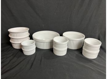 Oven Safe Ramekins And Souffle Dishes In Different Sizes