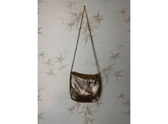 Whiting And Davis Gold Toned Mesh Purse