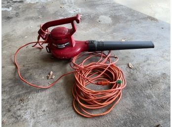 Toro Superblower Yardvac Leaf Blower With 50ft Extension Cord