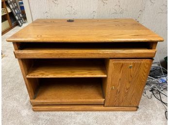 Computer Desk With Shelves And Cabinet