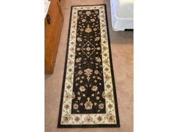 Signature Collection Coffee/Ivory Runner Rug