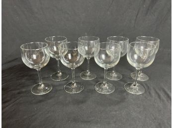 Set Of 8 Wine Glasses