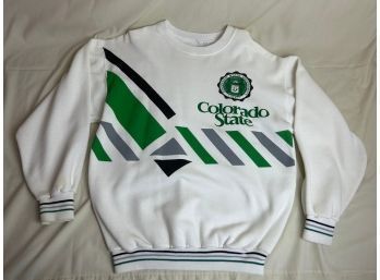 Vintage Colorado State CSU Pull Over Sweater Size Small