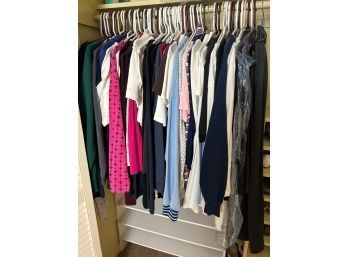 Assortment Of Womens Clothing - Size Medium - Eddie Bauer, Hanes, Croft & Barrow And More