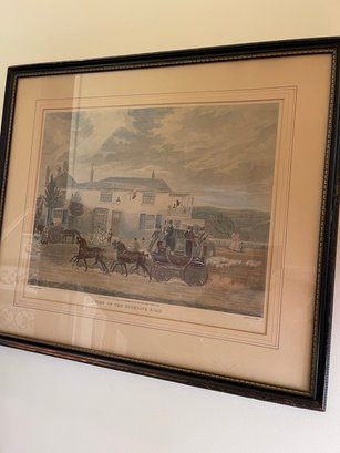 Antique Hand Colored Lithograph