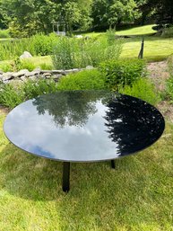 Modern Black Glass Table