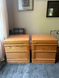 2 Wooden Night Stands