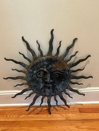 Metal Sun Wall Decor