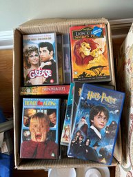 VHS Tapes And DVD