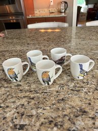 5 Bird Mugs