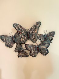 Metal Butterfly Wall Art