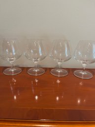 4 Cognac Glasses