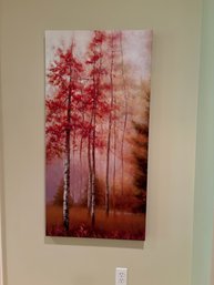 Red Forest Canvas