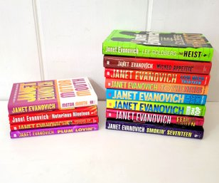 Janet Evanovich Hardcover Mystery Books Lot Of Twelve