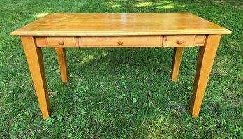 Shaker Style Blond Wood Desk