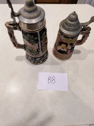 Beer Steins With Music Boxes