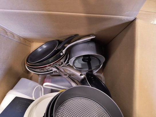 Assorted Big Box Of Cookware