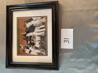 Framed Yankees Picture