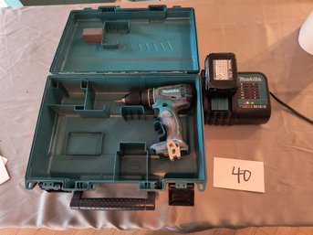 Makita Drill With Battery And Charger