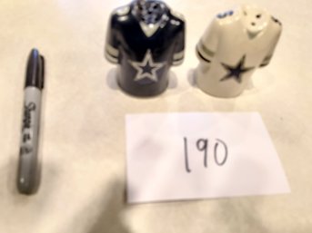 Dallas Cowboys Salt And Pepper Shakers