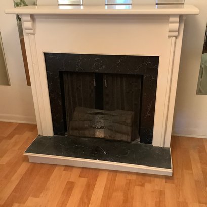 Working Fireplace Complete With Mantle & Hearth