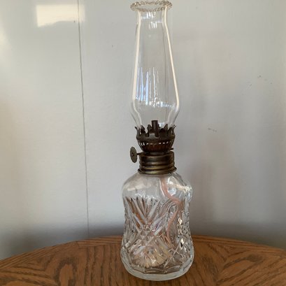 Lamplight Farms Small Oil Lamp With Clear Chimney
