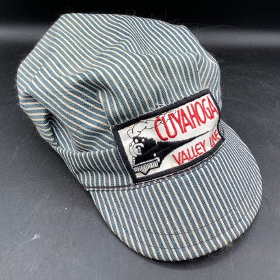 Cuyahoga Valley Line Striped Railroad Hat