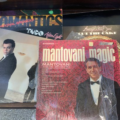 5 Vinyl Record Albums, The Romantics, Taco After Eight, Kano, Average White Band, Mantovani
