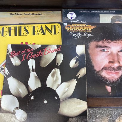 5 Record Albums, J. Geils Band, The O'Jays, Eddie Rabbitt, Wayne Newton