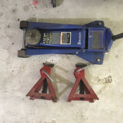 3 1/2 Ton Michelin Floor Jack And Stands