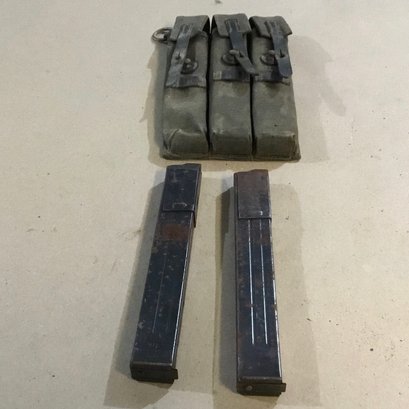 M.P. 41 Tommy Gun Clips And Holder