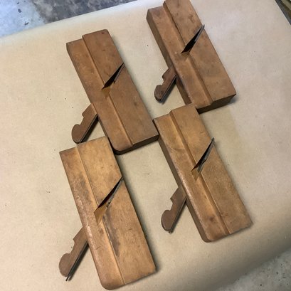 4 Antique Molding Planes, Greenfield Tool Co