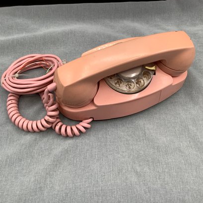 Pink Vintage Princess Rotary Phone, Western Electric G3, Designed By Henry Dreyfuss
