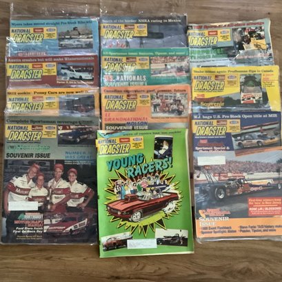 Early 1990s NHRA Racing Magazines: National Dragster Magazines