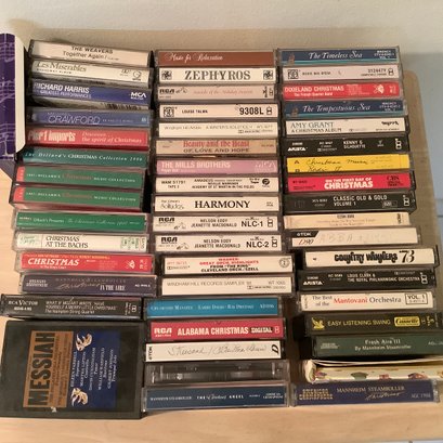 HUGE Lot Of Cassette Tapes And Case. See First 4 Photos For Overview Of All Items
