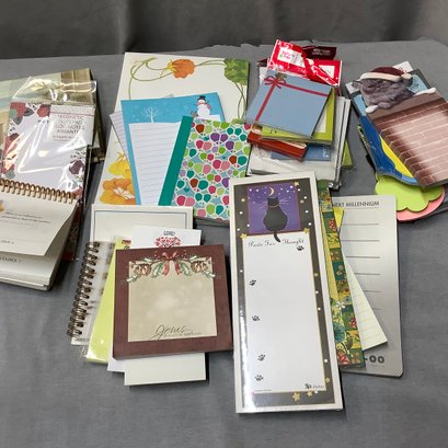 Note Pads And Post It Notes Most Still In Wrappers And Bookmarks