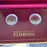 2 Sets Of Uncirculated Proof Coins  State Of Florida Quarters 2004