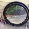 Round Wall Mirror, Beveled Edge, 32 Inch Diameter